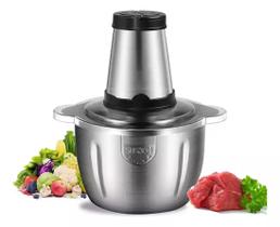 3L Picador De Alimentos Moedor De Carne e Legumes Mixer Processador Elétrico Cozinha rj