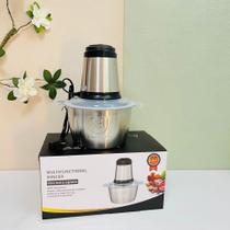 3L Picador De Alimentos Moedor De Carne Mixer Elétrica Processador Cozinha Casa Alho - 110v- - MOEDOR 3 LITROS