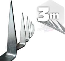 3m espeto para muro cerca farpado cortante - 3 metros