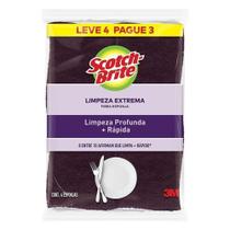 3m esponja scotch brite extrema leve 4 pague 3 - 3M Do Brasil - Limpeza