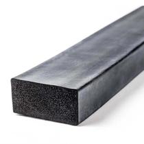 3m Perfil Retangular Garagem Porão Borracha Macia Preto
