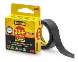 3M Scotch, Fita Isolante, 33 + 19mm x 5m Profissional