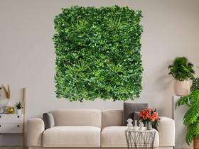 3m² Jardim vertical artificial linha luxo ultra realista facil de instalar design perfeito com UV - Decora Flores Artificiais