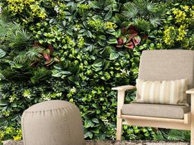 3m² Jardim vertical artificial linha luxo ultra realista facil de instalar design perfeito com UV
