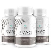 3Mag Pool De Magnésio 90 Cápsulas Kit 03 Unidades Central 3Mag Pool De Magnésio 90 Cápsulas Kit 03 Unidades Central