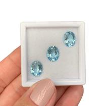 3ø Água Marinha Azul Oval 6,36ct