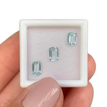 3ø Água Marinha Baguete Retangular 1,35ct