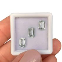 3ø Água Marinha Baguete Retangular 2,75ct