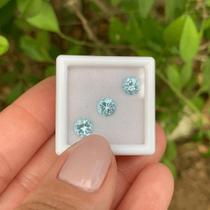 3ø Água Marinha Brilhante ø5,5mm 1,90ct