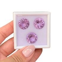 3ø Ametista Brilhante ø15mm 29,57ct