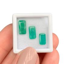 3ø Esmeralda Baguete Retangular 3,80ct