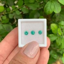 3ø Esmeralda Brilhante ø3,9mm 0,69ct