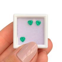 3ø Esmeralda Coração 0,75ct
