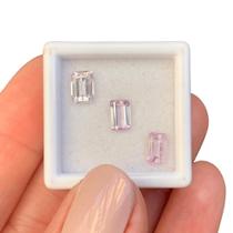 3ø Kunzita Baguete Retangular 1,90ct