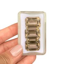 3ø Quartzo Fumê EmeraldCut 63,47ct