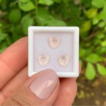 3ø Quartzo Rosa Coração 2,88ct