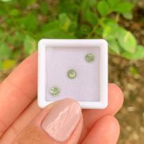 3ø Safira Verde Brilhante ø4mm 1,11ct