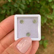 3ø Safira Verde Brilhante ø4mm 1,16ct