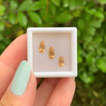 3ø Topázio Imperial Alaranjado Gota 1,18ct