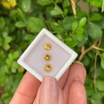 3ø Topázio Imperial Brilhante ø5,5mm 1,79ct 3ø Topázio Imperial Brilhante ø5,5mm 1,79ct