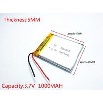 (3pcs)bateria 5mmx40mmx45mm 1000mah 2 fios (3pcs)bateria 5mmx40mmx45mm 1000mah 2 fios