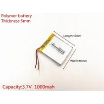 (3pcs) Bateria Gps Aquarius 5mm X 40mm X 45mm 1000mah (3pcs) Bateria Gps Aquarius 5mm X 40mm X 45mm 1000mah