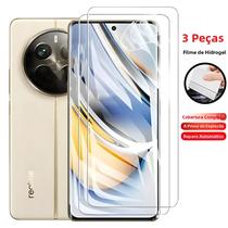 3pcs filme de hidrogel de cobertura completa para Realme 12 Pro Plus 11 10 9 9i 5G protetor de tela