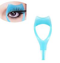 3Pcs Plástico Maquiagem Superior Inferior Eye Lash Rímel Protetor Aplicador Com Pente Cílios Cílios Escudos Aplicadores (Azul)