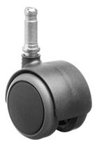 (3pçs) Rodizio 50mm Roda C/ Poliuretano Pu Anti Risco, Pino 10mm C/ Bucha De 1/2'' (13mm) P/ Cadeiras E Móveis