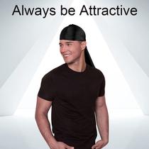 3PCS Silky Durag Pack for Men Waves, Satin Doo Rag for 360