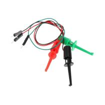 3pcs Transistor Tester Tipo Gancho Kit de sondas de clipe de teste com cabeça macho Linha DuPont 3pcs Transistor Tester Tipo Gancho Kit de sondas de clipe de teste com cabeça macho Linha DuPont