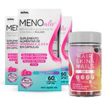 3pt Meno Aliv + 1pt Hair Skin Nails - Autoestima Bem-estar