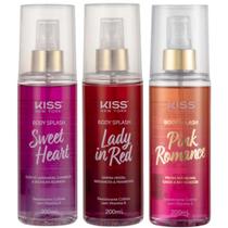 3UN Body Splash Sweet Heart Lady In Red E Pink Romance Kiss