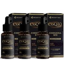 3Un Coenzima Q10 Em Gotas 200Mg Formula Nano Oleo TCM Sublingual 90ML Ecomev