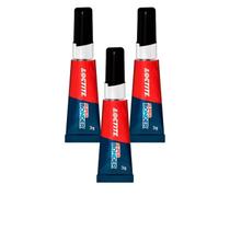 3Un Cola Super Bonder Henkel Loctite 3,6g Efeito Rápido