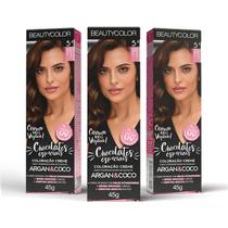 3un Coloração Ind. 5.4 Beauty Color Castanho Claro Acobreado 3un Coloração Ind. 5.4 Beauty Color Castanho Claro Acobreado