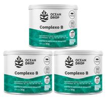 3un Complexo B Vitamina Lata 60 Cápsulas 500mg - Ocean Drop