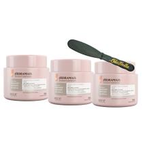 3UN Creme Gomagem De Argila Branca 500gr Hidramais+Espàtula 3UN Creme Gomagem De Argila Branca 500gr Hidramais+Espàtula