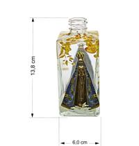 3un de Vidro Retangular 250ml Envel Nossa Senhora Aparecida Sem Tampa