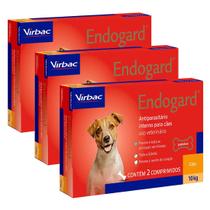 3un. Endogard Cães 10Kg Cx. 2 Comprimidos Virbac