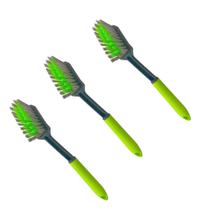 3un Escova de limpeza c/ cabo casa cozinha 25x7cm multiuso 3un Escova de limpeza c/ cabo casa cozinha 25x7cm multiuso