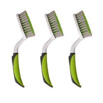 3un Escova de limpeza c/ cabo casa cozinha 25x9cm faxina 3un Escova de limpeza c/ cabo casa cozinha 25x9cm faxina