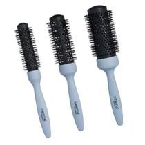 3UN Escova Profissional Carbono Pro 25/33/43MM Vertix