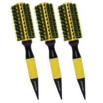 3UN Escova Thermal Ceramica Basic Yellow 57MM Marco Boni 3UN Escova Thermal Ceramica Basic Yellow 57MM Marco Boni