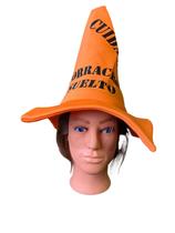 3un Fantasia Chapéu Cone Sinalizador Cuidado Borracha solta