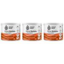 3un Ferro Quelato + Vitamina C Ocean Drop 60 Cápsulas