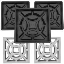 3un Forma Base Matriz de Elemento Vazado Combosé 39x39x7 Gobogó Parede Divisória Aberta Iluminação Natural