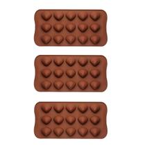 3un Forma Silicone Bombom Moldes fino Doce Docinho Conchinha 3un Forma Silicone Bombom Moldes fino Doce Docinho Conchinha