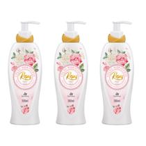 3UN Loção Hidratante Corporal Rosas 300ml Davene