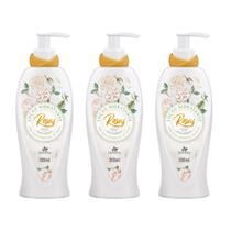 3UN Loção Hidratante Corporal Rosas Brancas 300ml Davene